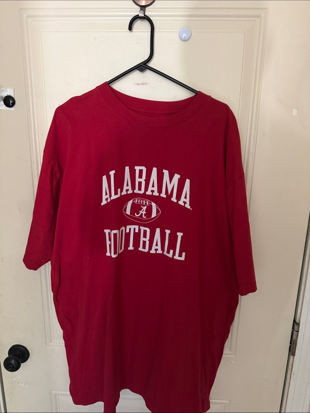 Fanatics Red Alabama Football Short Sleeve Tee
